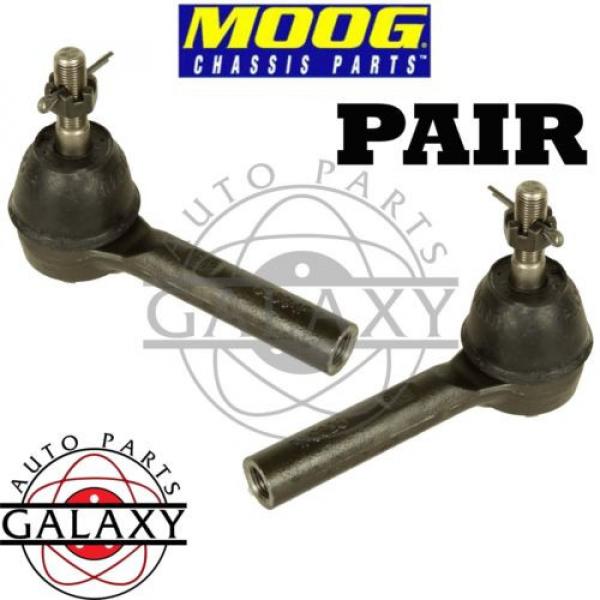 Moog New Outer Tie Rod End Ends Pair For Dodge Caliber Jeep Campass Patriot #1 image