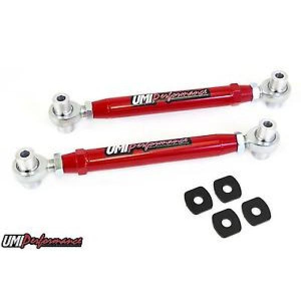 UMI 2010-2014 Camaro 2008-2009 G8 Adjustable Rear Toe Rods with Rod End Chromoly #1 image