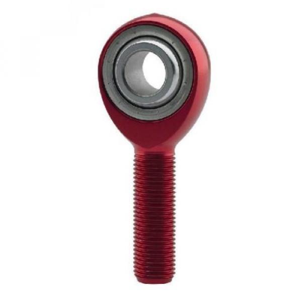 Aluminium Male Rod End, 7/16-20 L/H Thread x 7/16 I.D Ball - RED - FK-ALJML7 #1 image