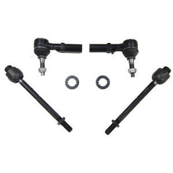 4 NEW Steering Tie Rod Ends 00-03 Dodge Dakota Durango 4WD #1 image