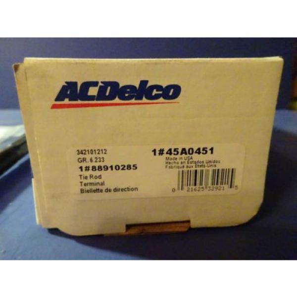 Steering Tie Rod End Inner ACDELCO PRO 45A0451 OEM 88910285,  EV128, 101-4116 #5 image