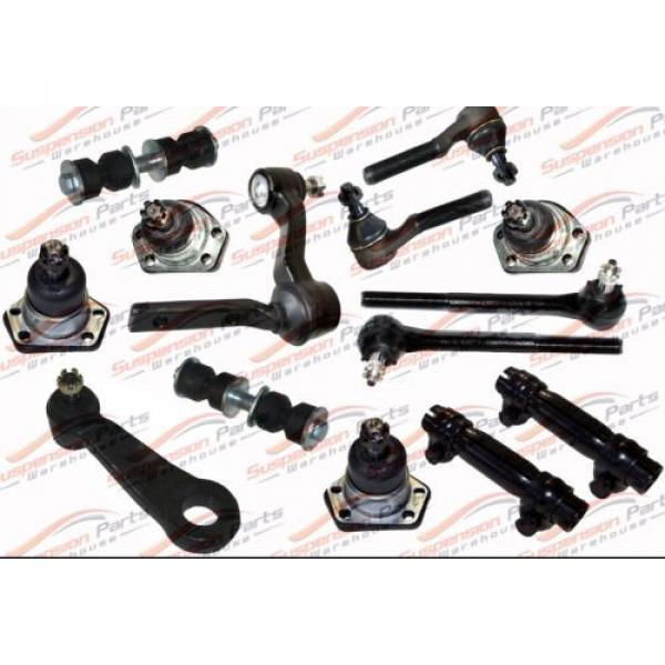 14 Piece NEW Front Suspension Kit Ball Joints Link Bar Rod Ends Chevy GMC 4WD #1 image