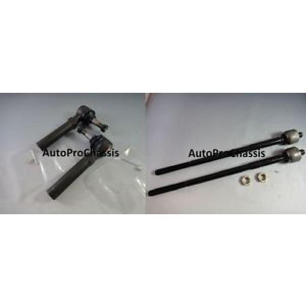 2 INNER 2 OUTER TIE ROD END CHRYSLER GRAND VOYAGER 08-12 TOWN &amp; COUNTRY 08-12 #1 image