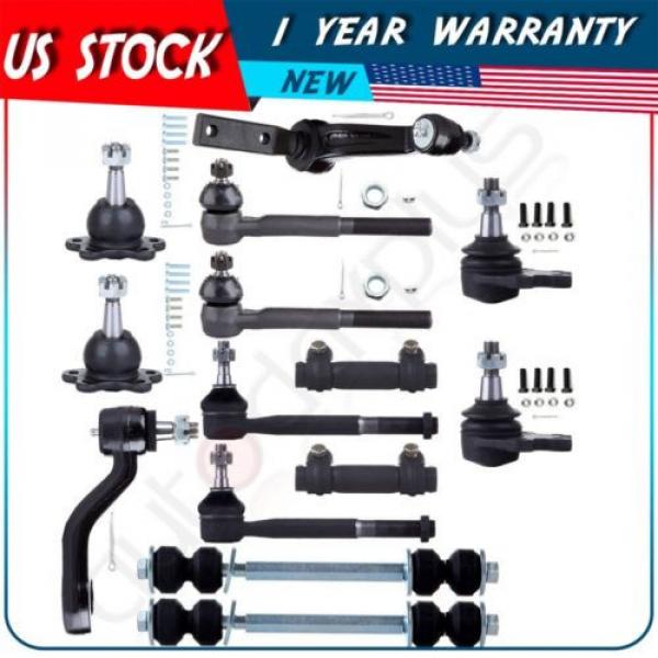 14 Pieces Front Suspension Kit Tie Rod End for 88-92 CHEVROLET K1500 PICKUP #1 image