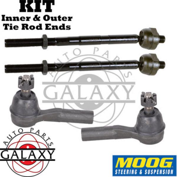 Moog Replacement New Inner &amp; Outer Tie Rod Ends For Jeep Grand Cherokee 2005-10 #1 image