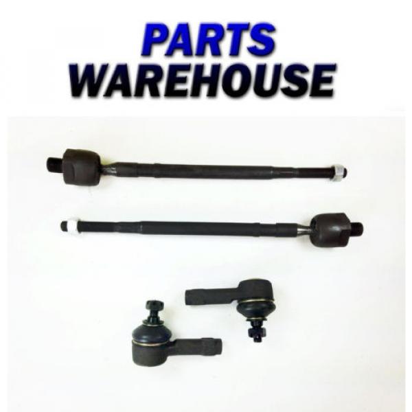 4Pc Kit for 2002-2007 Mitsubishi Lancer Tie Rod End and Rack End Set #1 image