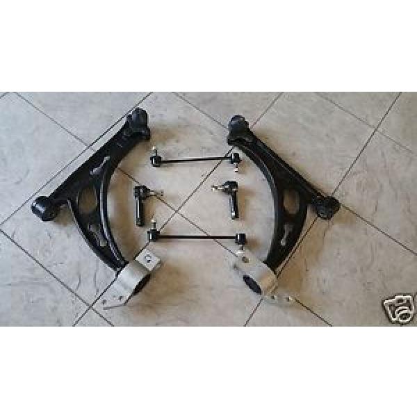 VW GOLF MK 5  03&gt;&gt;TWO FRONT LOWER WISHBONES ARMS / TWO LINKS+TWO TRACK ROD ENDS #1 image