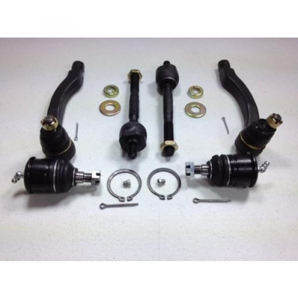 4 Kit Suspension Steering Parts Ball Joints Tie Rod Ends 1 Year Warranty #2 image