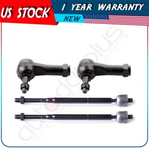 Suspension Kit LH RH Inner Outer Tie Rod End Links For 2005-07 Chevrolet Equinox #1 image