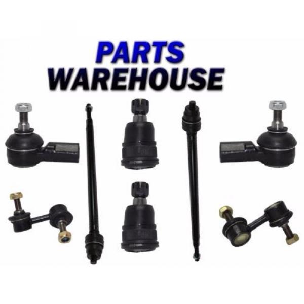 8 Pcs Kit Front Inner/Outer Tie Rod End Ball Joint Sway Bar Acura EL Honda Civic #1 image