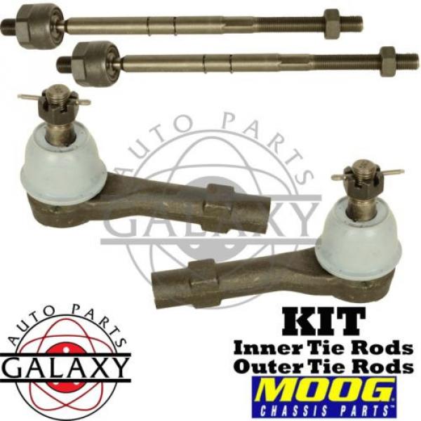 Moog New Inner &amp; Outer Tie Rod End For Ford Explorer Mountaineer 4.6L 02-05 #1 image