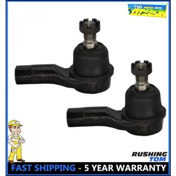 2Pc Front Left Driver Right Passenger Outer Tie Rod Ends For Kia Rio Ford Aspire #1 image