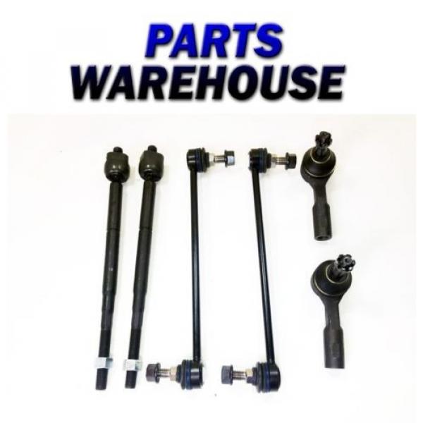 6 Pc Sway Bar Tie Rod Kit For Chevy Cobalt Pontiac Pursuit Saturn Ion #1 image