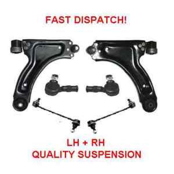 VAUXHALL CORSA C FRONT 2 SUSPENSION LOWER WISHBONE ARMS + LINKS + TRACK ROD ENDS #1 image