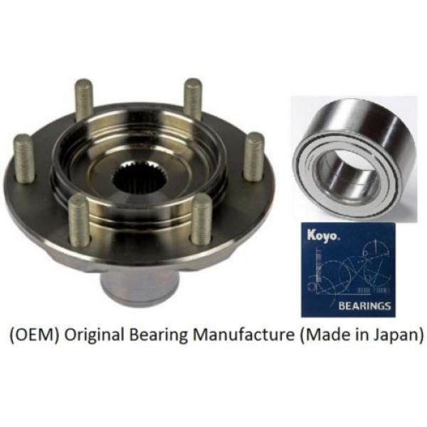 2001-2007 Toyota Sequoia 4WD Front Wheel Hub &amp; Bearing Kit Assembly (OEM) KOYO #1 image