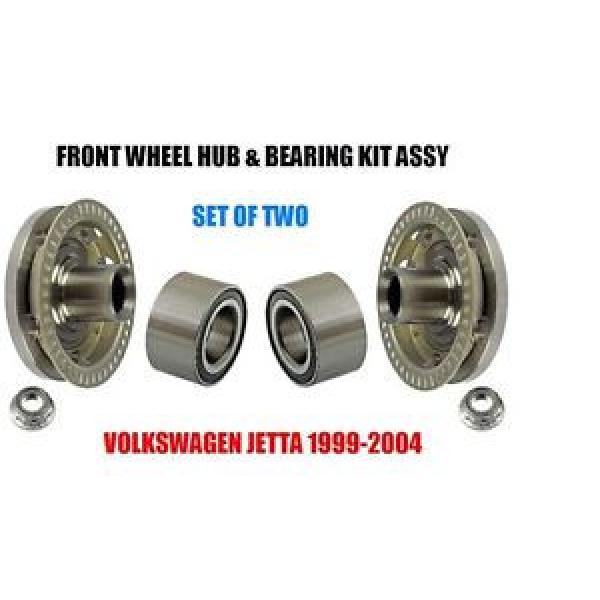 VW Jetta Front Wheel Hub And Bearing Kit Assembly 1999-2004  SET OF TWO #1 image