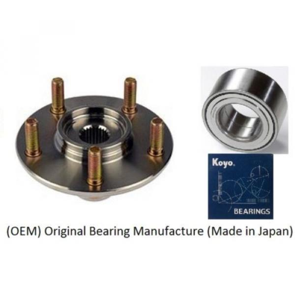 2009-2013 TOYOTA VENZA Front Wheel Hub &amp; (OEM) KOYO  Bearing Kit Assembly #1 image