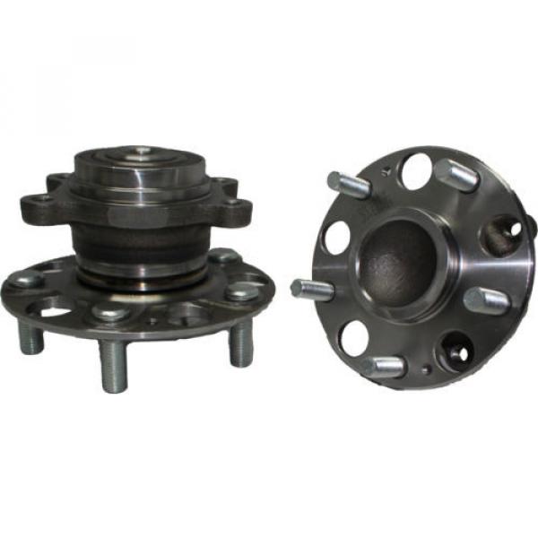 Pair: 2 New REAR 2006-11 Civic CSX ABS Complete Wheel Hub &amp; Bearing Assembly #4 image