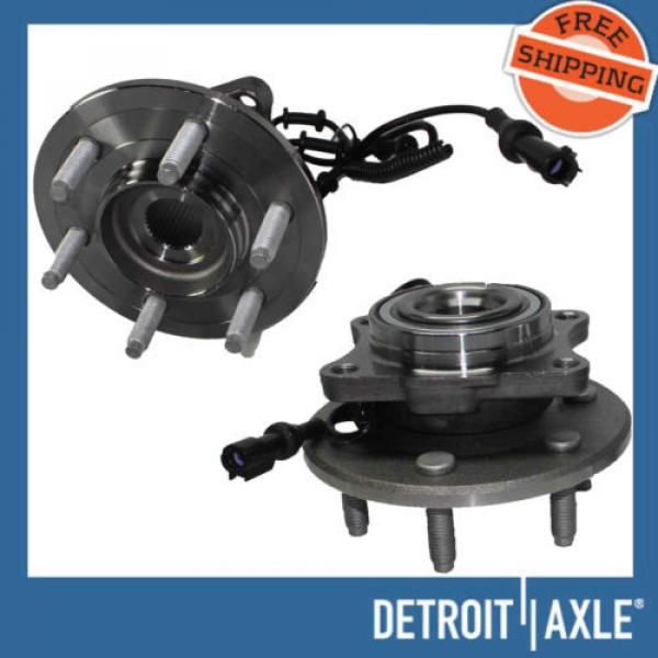 Pair Rear Brand New Complete Wheel Hub and Bearing Assembly Expedition W/ABS #1 image