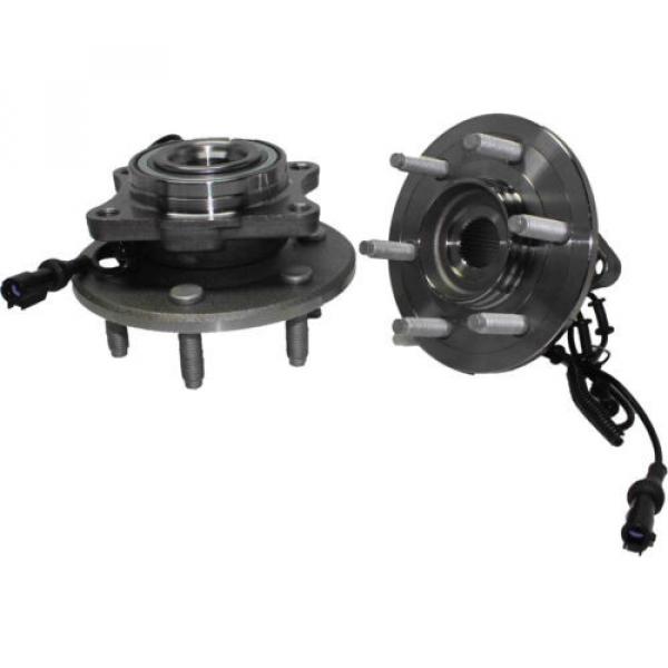 Pair Rear Brand New Complete Wheel Hub and Bearing Assembly Expedition W/ABS #2 image