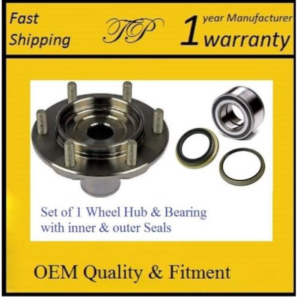 2001-2004 Toyota Tacoma 4WD Front Wheel Hub &amp; Bearing &amp; Seal Kit Assembly (6Lug) #1 image