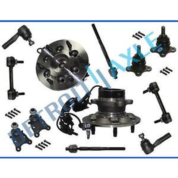 New 12pc Front Wheel Hub &amp; Bearing Suspension Kit w/ ABS for Colorado Canyon 2WD #1 image