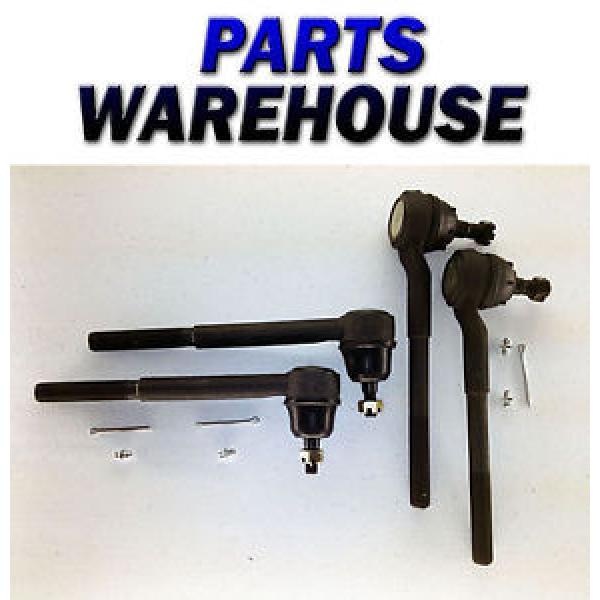 4 Piece Kit Inner &amp; Outer Tie Rod Ends #1 image