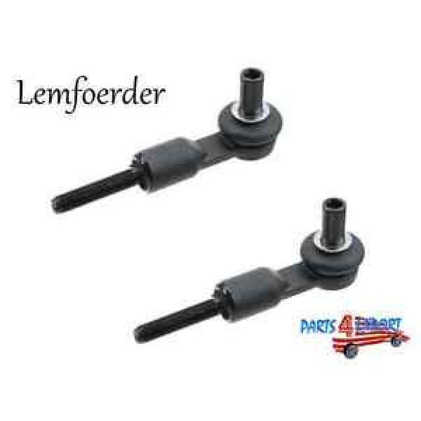 NEW Audi A4 Set of 2 Left + Right Outer Tie Rod Ends Lemfoerder 4F0419811D #1 image