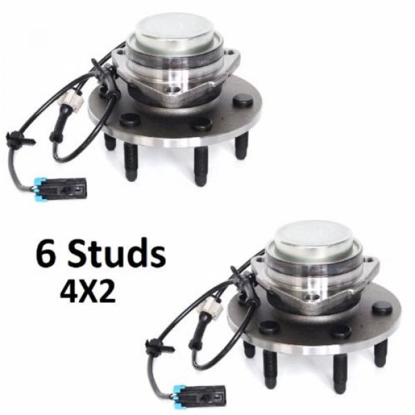 1999-2006 GMC Sierra 1500 (2WD RWD) FRONT Wheel Hub Bearing Assembly (PAIR) #1 image