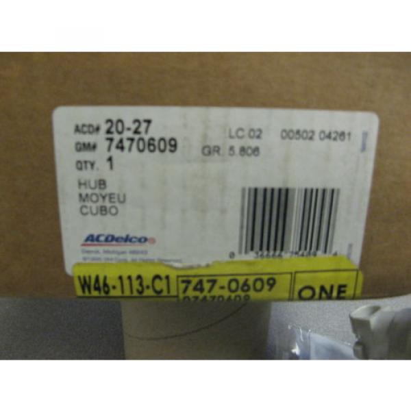 ACDelco GM Original Equipment 20-27 Wheel Bearing and Hub Assembly, Rear New NIB #3 image