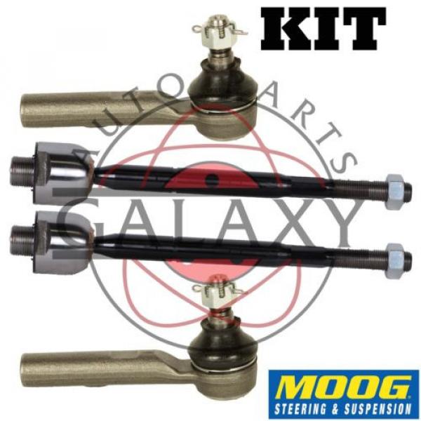 Moog New Replacement Complete Outer &amp; Inner Tie Rod End PairS For 4Runner GX470 #1 image