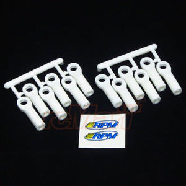 RPM (#80511) Long Rod Ends Dyeable White Traxxas Slash Summit T-Maxx Revo Jato #1 image