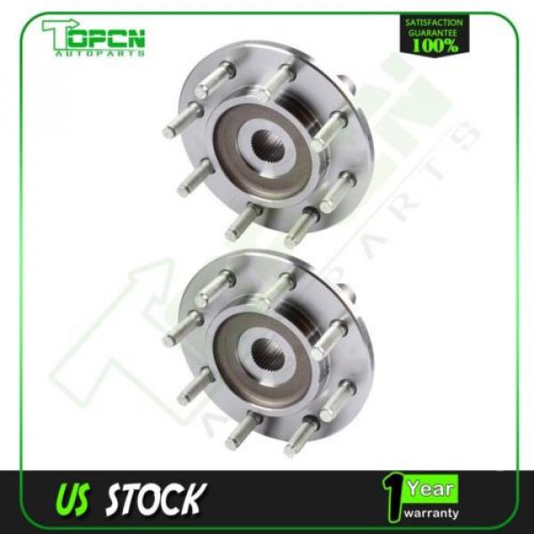 Pair Set Of 2 New Front Wheel Hub Bearing Assembly For Ram 2500 4WD W/O ABS #1 image