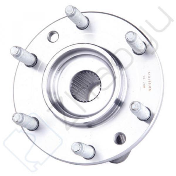 1 New Wheel Hub &amp; Bearing Assembly For Chevy Trailblazer GMC SUV w/ ABS 6 Lug #5 image