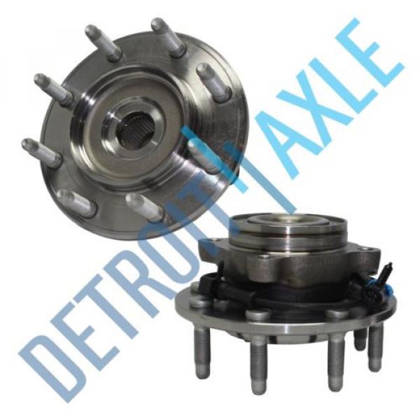 Pair of 2 New FRONT Driver and Passenger Wheel Hub &amp; Bearing Chevy &amp; GMC ABS 2WD #1 image