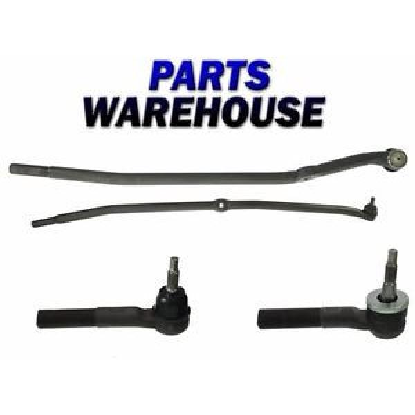 4 Piece Kit Inner &amp; Outer Tie Rod Ends Fits Driver and Passenger Side #1 image