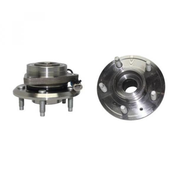 Set (2) NEW Front Wheel Hub &amp; Bearing Assembly for Chevy Pontiac Saturn Suzuki #4 image