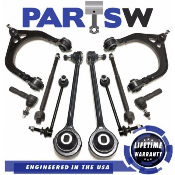 10Pc New Suspension kit for Chrysler Dodge Control Arm Tie Rod Ends Sway Bar RWD #1 image