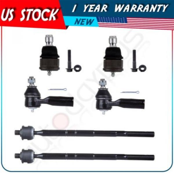 For Ford Escape 2001-2007 New Suspension 4 Tie Rod End 2 Lower Ball Joint #1 image