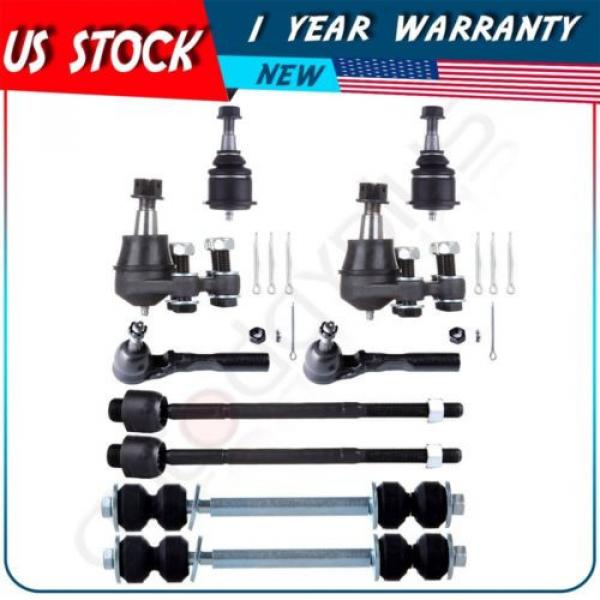 10 PCS Suspension Kit Tie Rod End for 99-06 CHEVROLET SILVERADO 1500 RWD #1 image