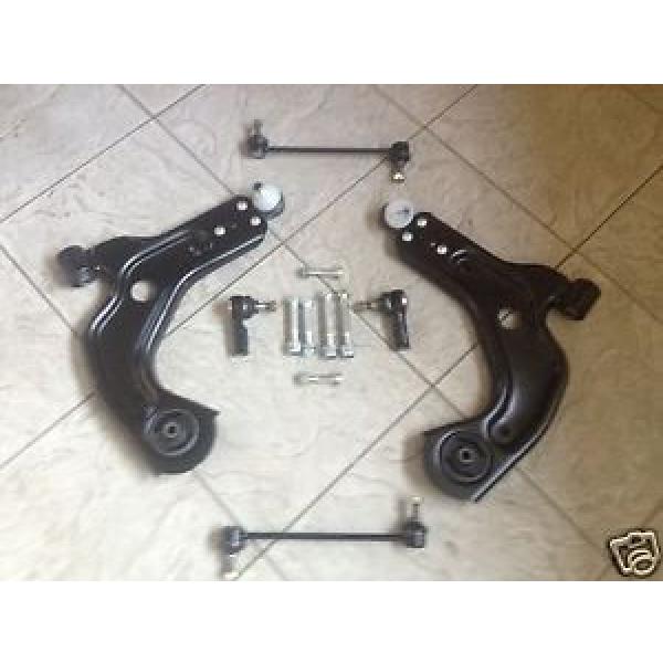 FORD PUMA 97-01 TWO FRONT WISHBONES ARMS 2 TRACK ROD ENDS+2 LINKS AND 6 BOLTS #1 image