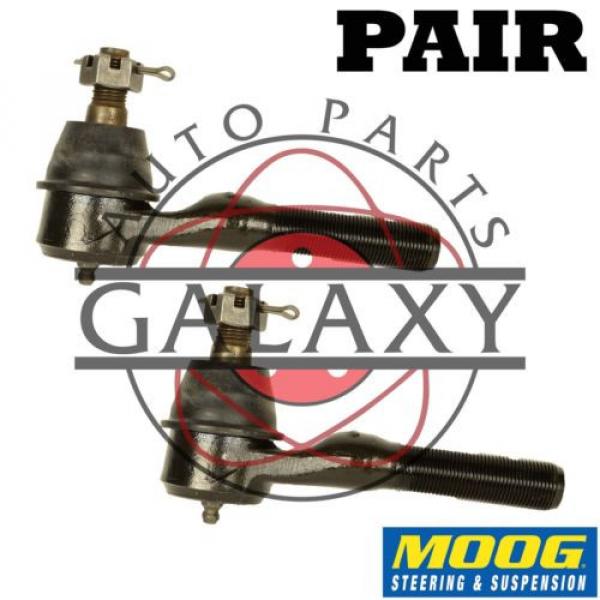 Moog New Replacement Complete Outer Tie Rod End Pair For Dodge Dakota 4WD 91-96 #1 image