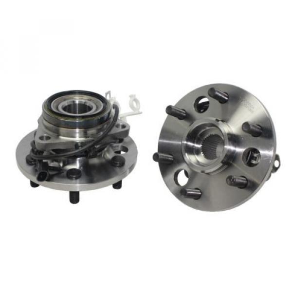 2 New Front GMC Chevy Cadillac ABS 4WD 6 Bolt Wheel Hub and Bearing Assembly #4 image