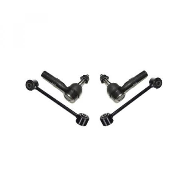 4 Pc Front Suspension Kit for Jeep Commander &amp; Grand Cherokee Outer Tie Rod Ends #2 image