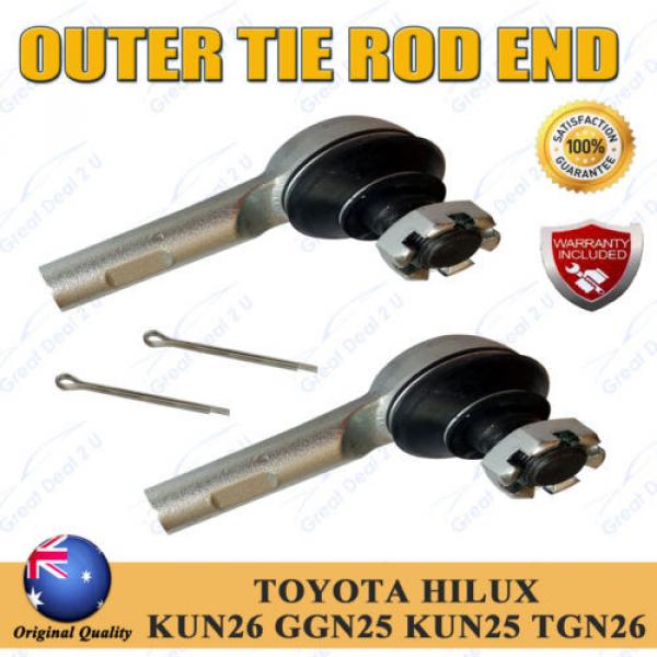 Steering Rack Outer Tie Rod Ends Toyota Hilux KUN26 GGN25 KUN25 TGN26 4X4 Front #1 image