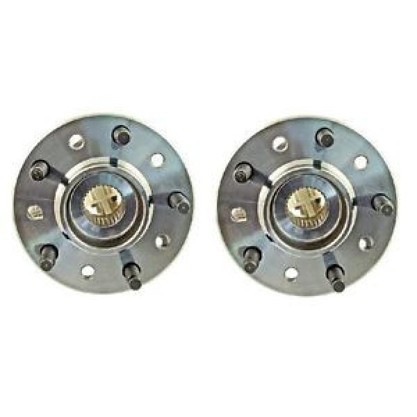 Both (2) New Front Chevy Oldsmobile Pontiac ABS Wheel Hub and Bearing Assembly #1 image