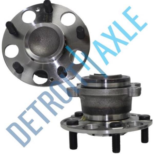 Pair: 2 New REAR 2005-07 Accord HYBRID ABS Wheel Hub and Bearing Assembly #1 image