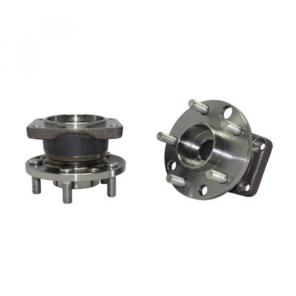 Pair: 2 New REAR 2002-08 Jaguar X-Type Complete Wheel Hub and Bearing Assembly #4 image