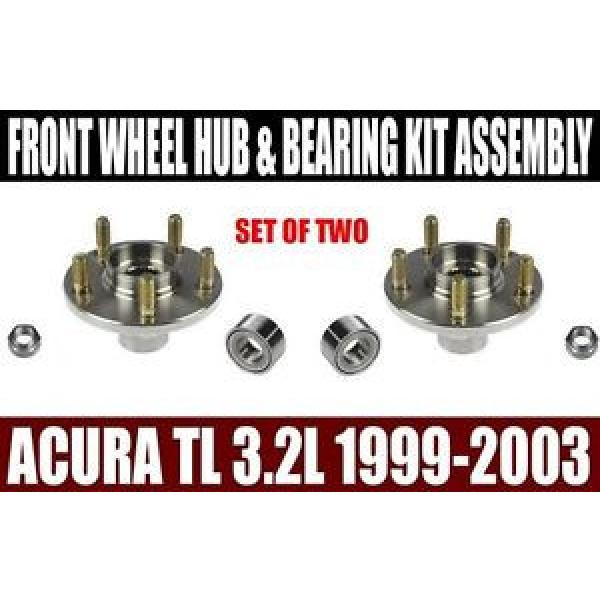 Front Wheel Hub &amp; Bearing Kit Assembly  510050  SPK450    SET OF TWO #1 image