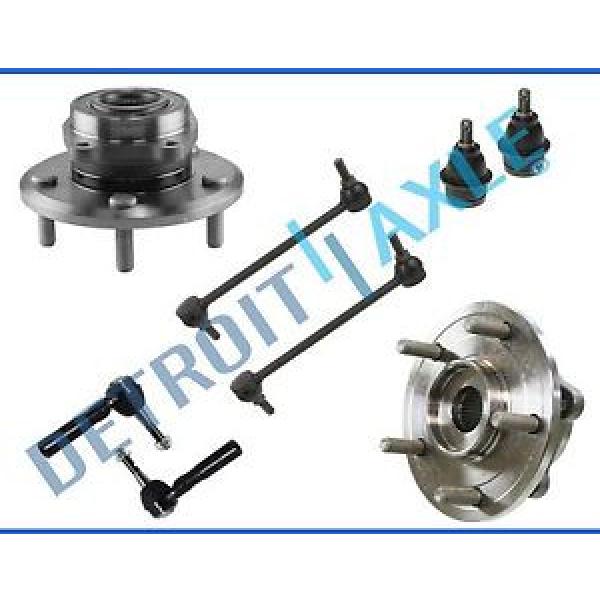 New 8pc Front Driver &amp; Passenger Wheel Hub &amp; Bearing Suspension Kit for Journey #1 image